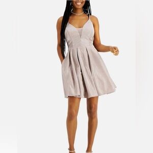 B. Darlin Skater Womens Glitter Mini Cocktail And Party Dress - NWT, Size 7/8